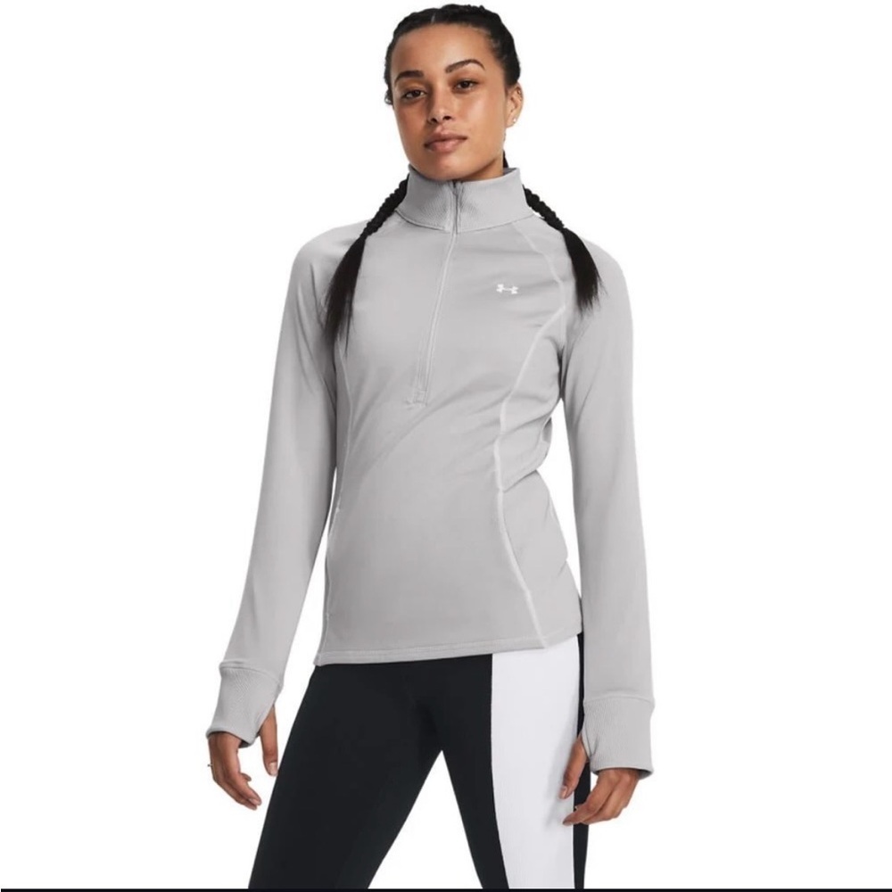 Under Armour Gray Quarter-Zip Sweatshirt​